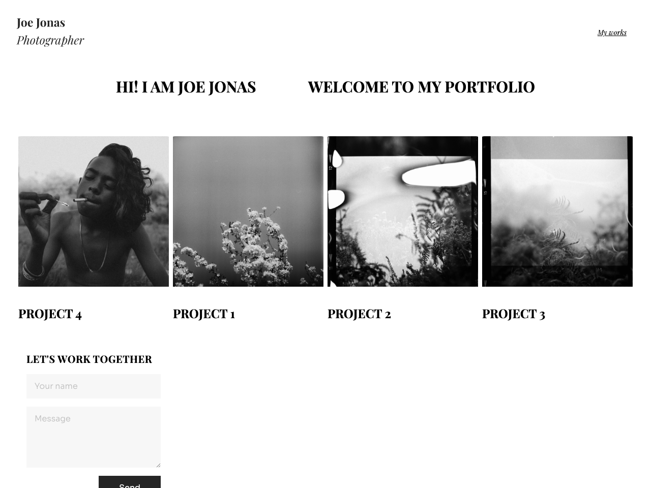 Flotiq Gatsby Portfolio 1 – Creator screenshot