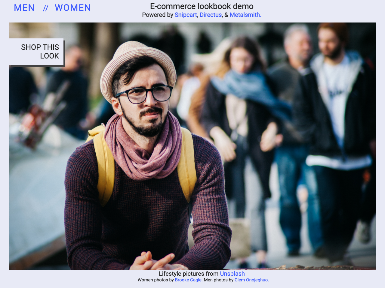 Directus Metalsmith Snipcart screenshot