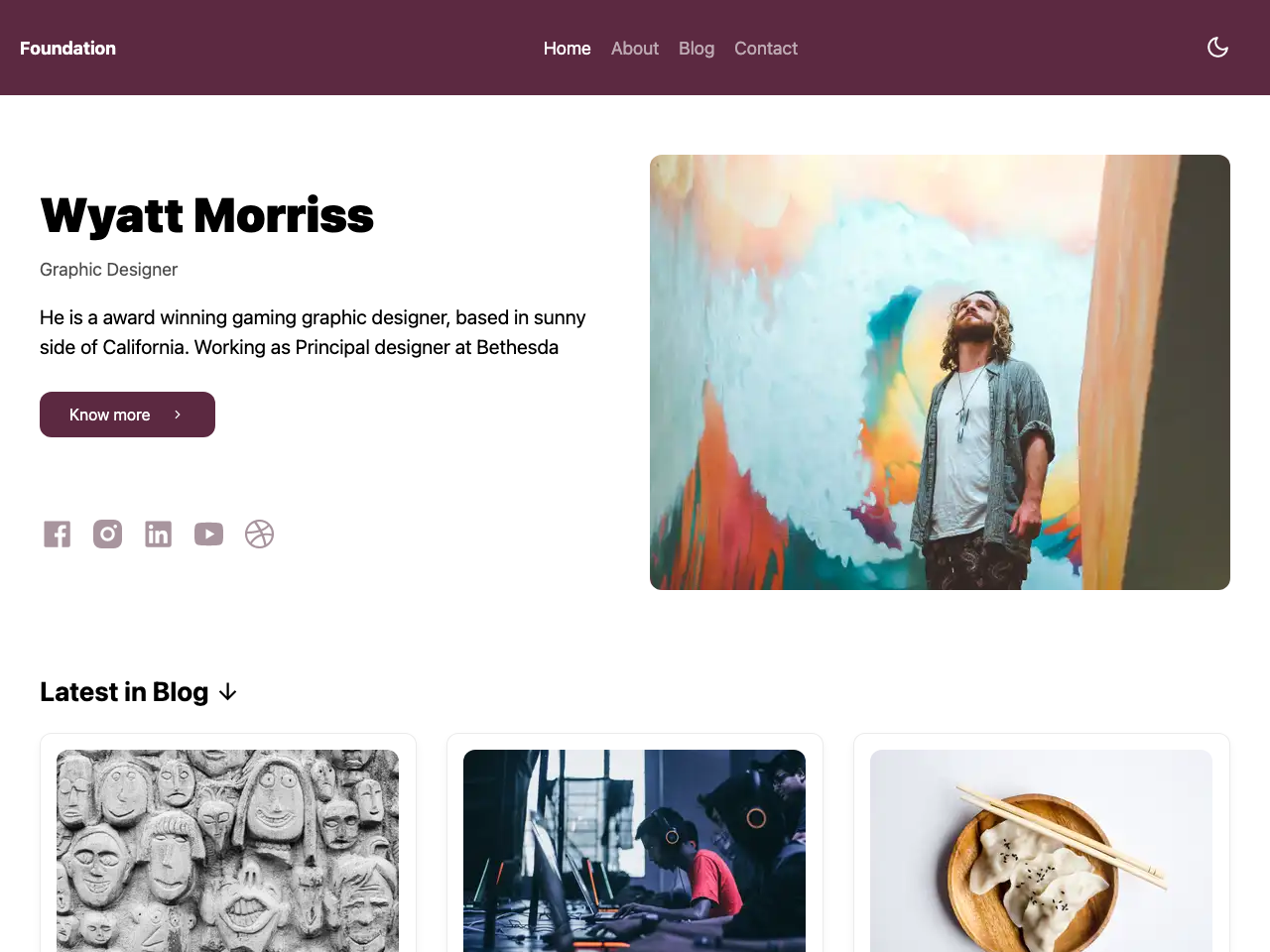 Foundation screenshot