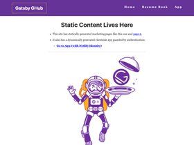 Gatsby Ghub screenshot